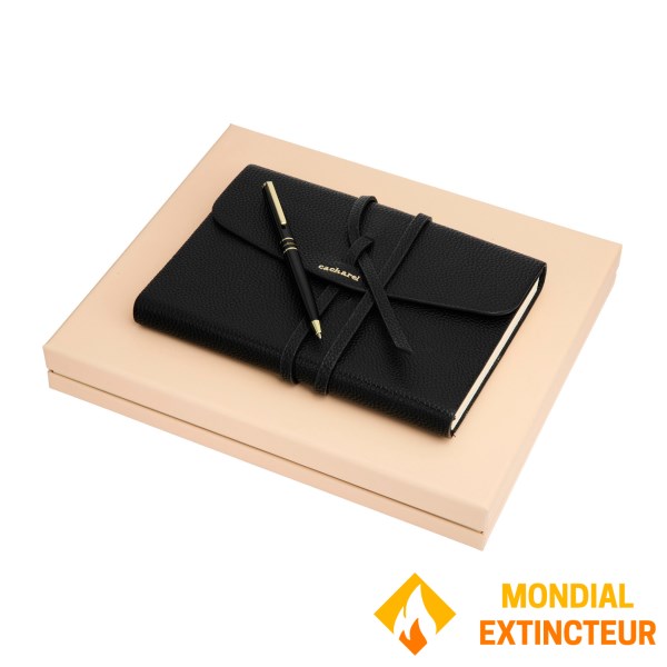 Cacharel - Carnet de notes Violette A5 noir