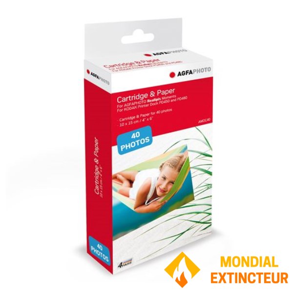 Agfa - Cartouche Imprimante photos 40 photos 10X15