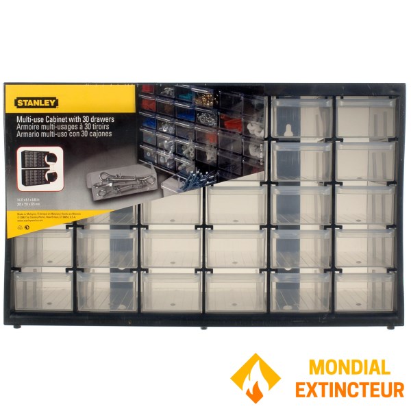 Stanley - Casier de rangement 30 COMPARTIMENTS