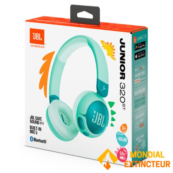 JBL - Casque Bluetooth enfant JBL Junior 320BT vert