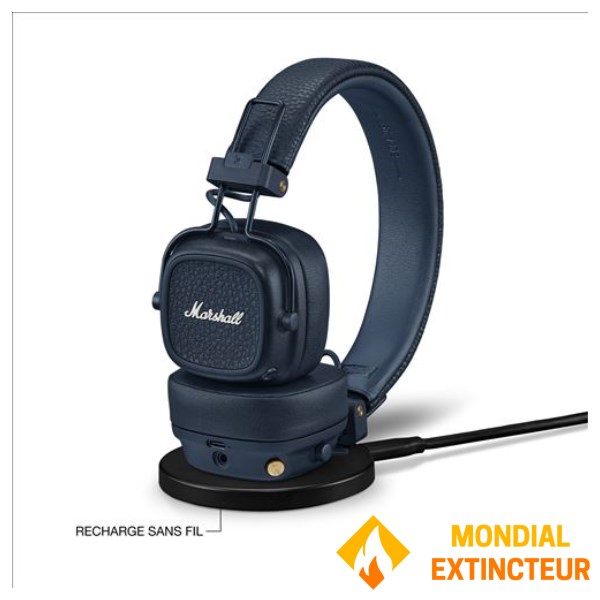 Marshall - Casque bluetooth Major 5 - Bleu