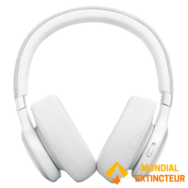 JBL - Casque Bluetooth  Réducteur de Bruit live 770NC - Blanc