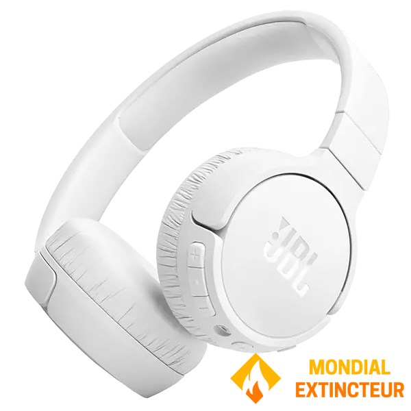 JBL - Casque Bluetooth Réduction bruit Tune 670 NC - Blanc
