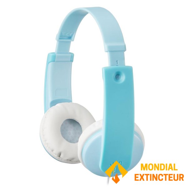 JVC - Casque filaire enfant Avec limiteur sonore - Turquoise