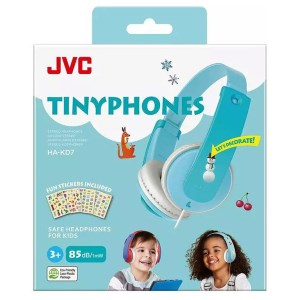 JVC - Casque filaire enfant Avec limiteur sonore - Turquoise