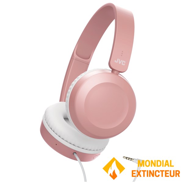 JVC - Casque filaire Supra-auriculaire Rose