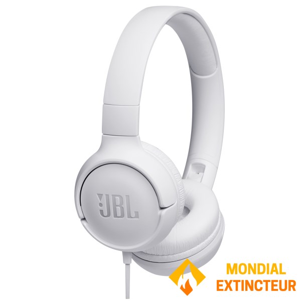 JBL - Casque filaire Tune 500 Blanc