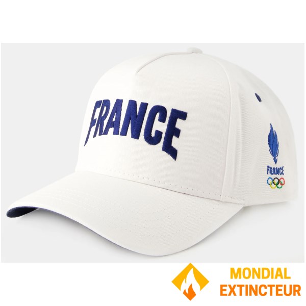 Le Coq Sportif - Casquette France blanche