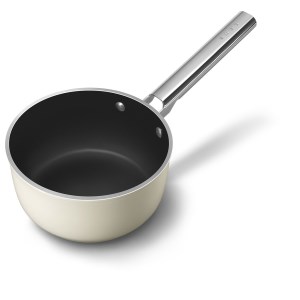 Smeg - Casserole 20 cm  Esthétique Années 50 crème mat