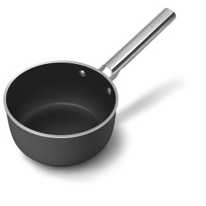 Smeg - Casserole 20 cm  Esthétique Années 50 noir mat