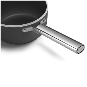 Smeg - Casserole 20 cm  Esthétique Années 50 noir mat