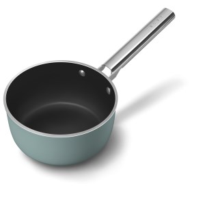 Smeg - Casserole 20 cm  Esthétique Années 50 vert mat