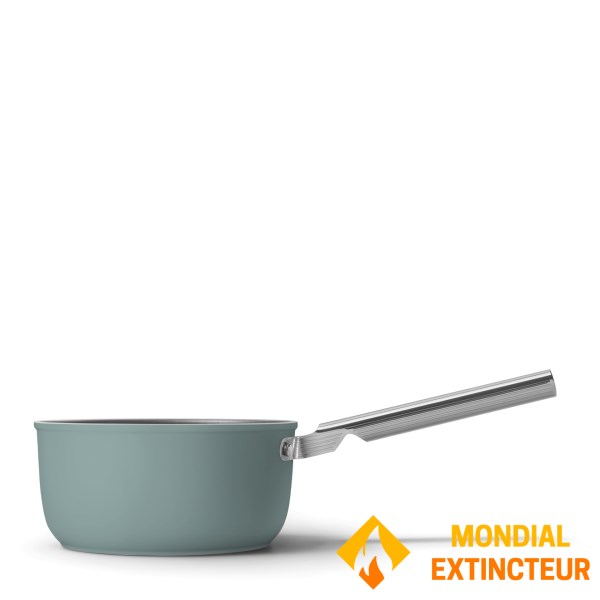 Smeg - Casserole 20 cm  Esthétique Années 50 vert mat