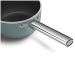 Smeg - Casserole 20 cm  Esthétique Années 50 vert mat