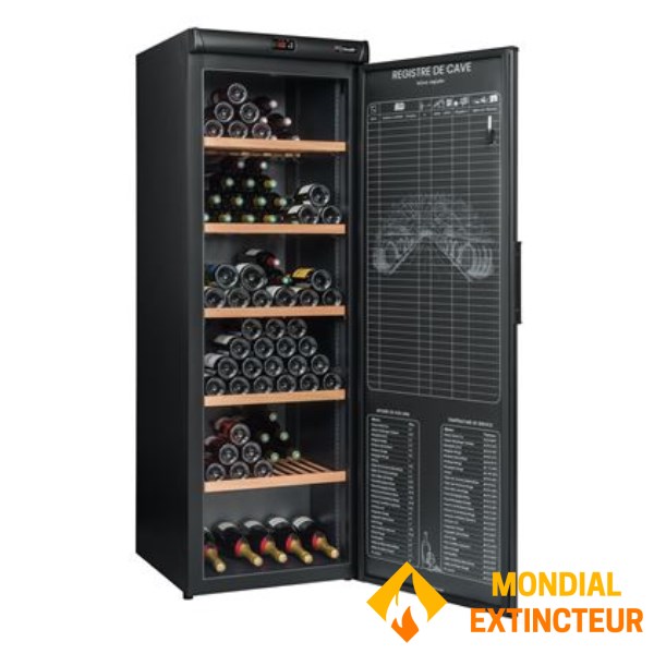 Climadiff - Cave de vieillissement 264 bouteilles - porte pleine