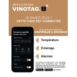 La Sommeliere - Cave de vieillissement Apogée 185 bouteilles