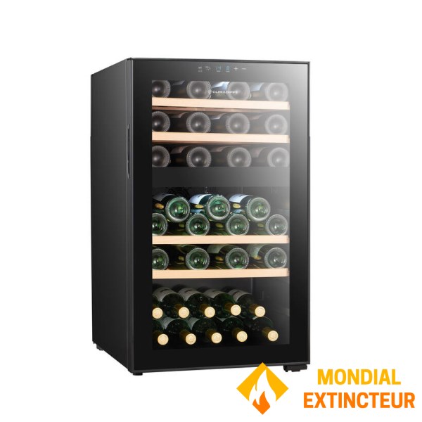 Climadiff - Cave à vin de service 52 bouteilles - double zone