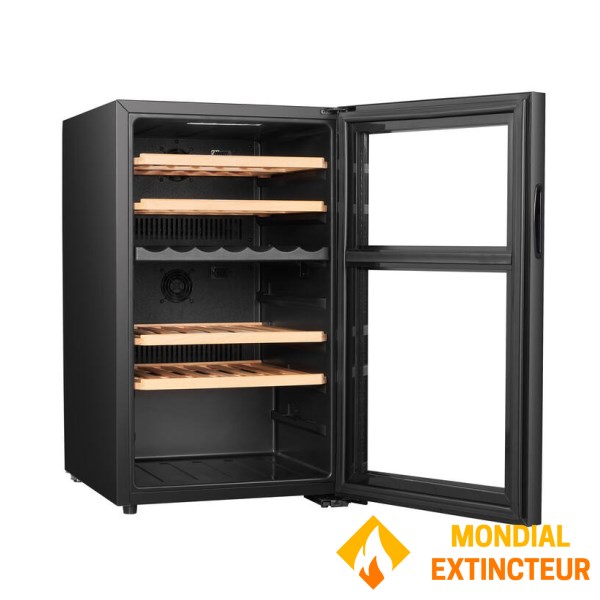 Climadiff - Cave à vin de service 52 bouteilles - double zone