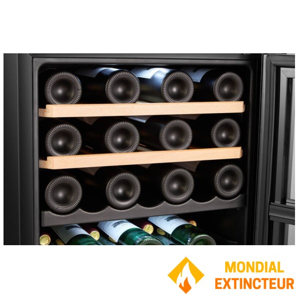 Climadiff - Cave à vin de service 52 bouteilles - double zone