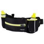 Avento - Ceinture de sport 2 bidons Noir/jaune