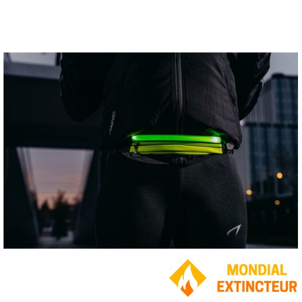 Avento - Ceinture de sport LED RECHARGEABLE