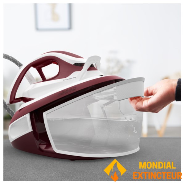 Calor - Centrale vapeur Express vision 6.8 bars rouge et blanche