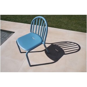 Fatboy - Chaise bistrot X2 Fred’s wave blue