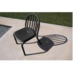 Fatboy - Chaise bistrot X4 Fred’s anthracite