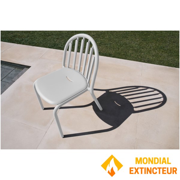 Fatboy - Chaise bistrot X4 Fred’s gris 