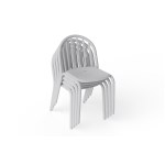 Fatboy - Chaise bistrot X4 Fred’s gris 