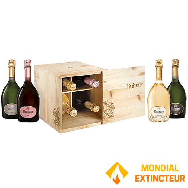 Ruinart - Champagne Caisse Découverte - 4 Bouteilles 75cl
