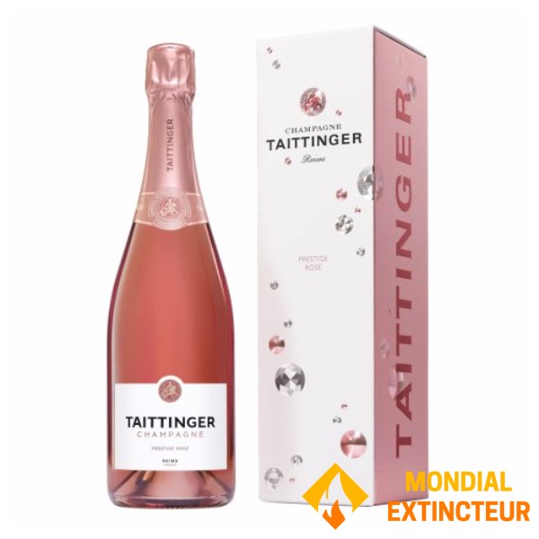 Taittinger - Champagne Prestige Rosé - 1 bout avec étui