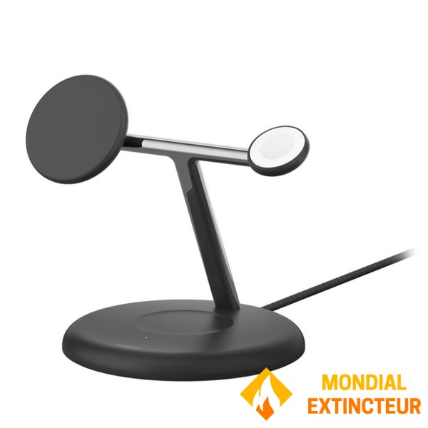 Belkin - Chargeur Magsafe Qi2 3 en 1  Iphone, Airpods et Watch