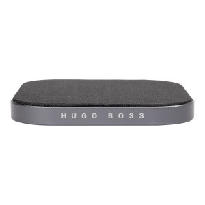 Hugo Boss - Chargeur sans fil Illusion noir chromé