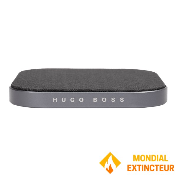 Hugo Boss - Chargeur sans fil Illusion noir chromé