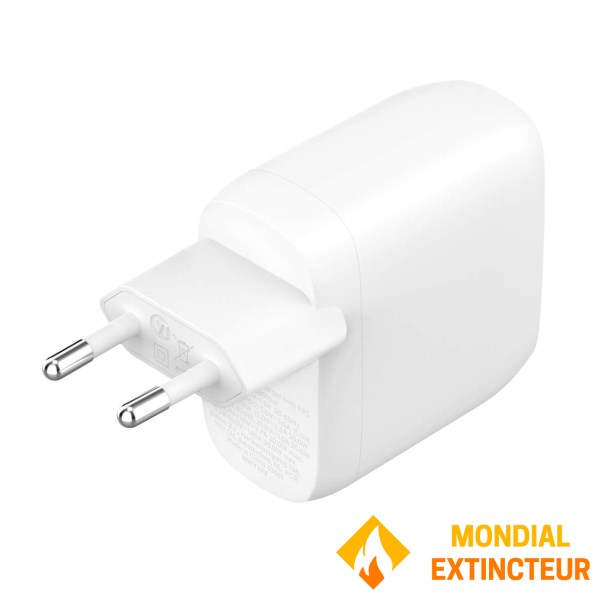 Belkin - Chargeur secteur USB-C double ports 60w