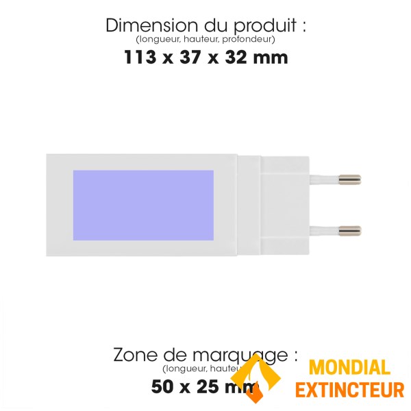 Akashi - Chargeur secteur USB Eco 65W + Câble USB-C