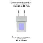 Akashi - Chargeur secteur USB Supergan