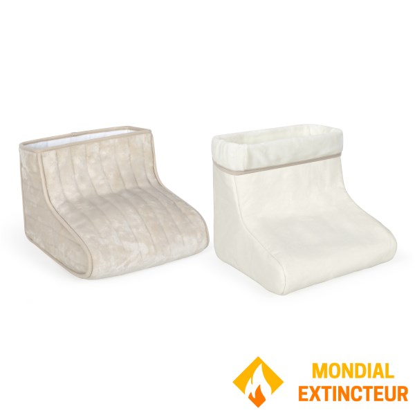 Livoo - Chauffe pied Flanelle gris