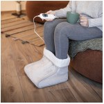 Livoo - Chauffe pied Flanelle gris