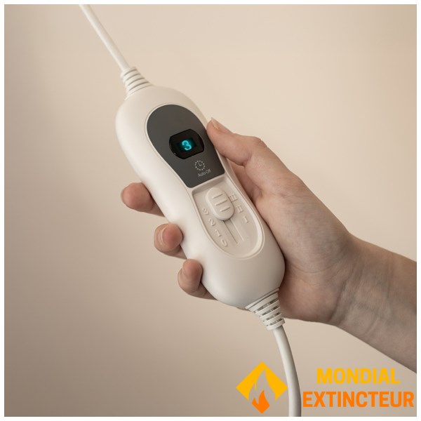 Livoo - Chauffe pied Flanelle gris