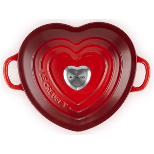 Le Creuset - Cocotte 20cm Coeur cerise