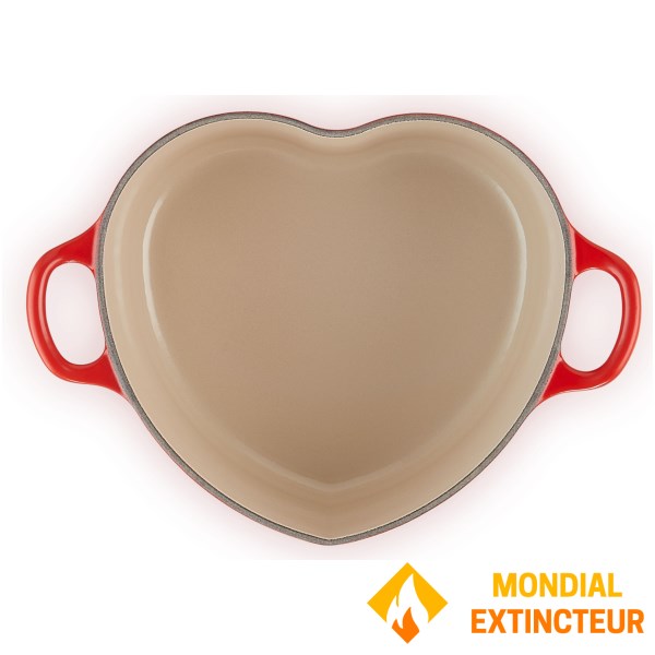 Le Creuset - Cocotte 20cm Coeur cerise