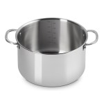 Le Creuset - Cocotte haute Signature 24 cm inox + couvercle