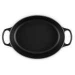 Le Creuset - Cocotte ovale  29cm - noir mat