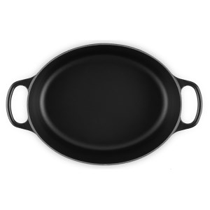Le Creuset - Cocotte ovale  29cm - noir mat