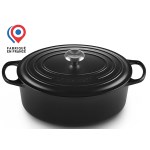 Le Creuset - Cocotte ovale fonte émaillée 31 cm - noir