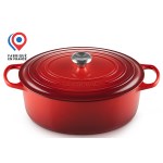 Le Creuset - Cocotte ovale fonte émaillée 33 Cm - cerise