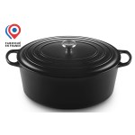 Le Creuset - Cocotte ovale fonte émaillée 40 cm - noir