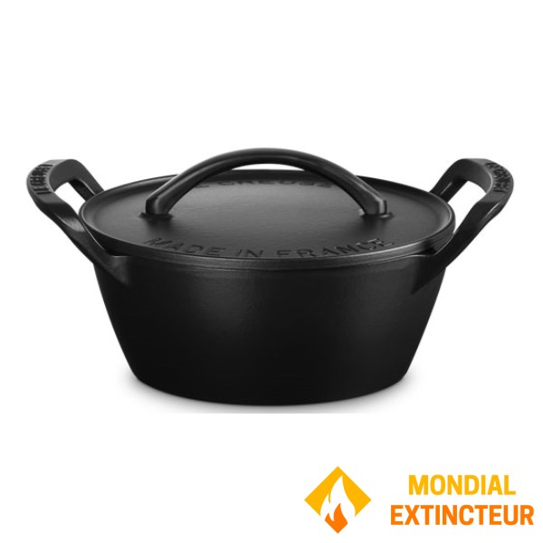 Le Creuset - Cocotte ronde 25cm Barbecue - Noir 